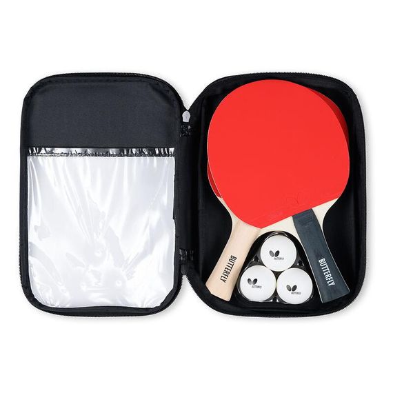 Набір для настільного тенісу Butterfly Racket Set Easy 2 Bats 3 Balls, 2 ракетки, 3 м'ячі, сумка | Зображення 2