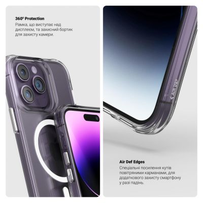 Чехол для мобильного телефона Armorstandart Clear Magsafe Apple iPhone 15 Pro Tansparent (ARM71051) | Зображення 3