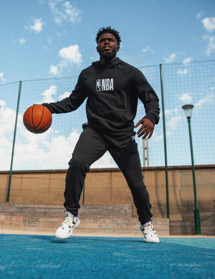 Кросівки 900 NBA MID-3 для баскетболу NBA Los Angeles Lakers білі - EU40 UA40 | Зображення 8