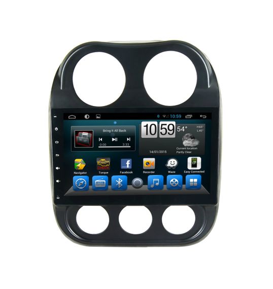 Автомагнітола JEEP COMPASS. Kaier KR-1086 Android, без DVD. 4-х ядерний процесор