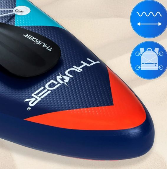 Надувна дошка SUP THUNDER STRIPES 320 см з веслом | Зображення 2