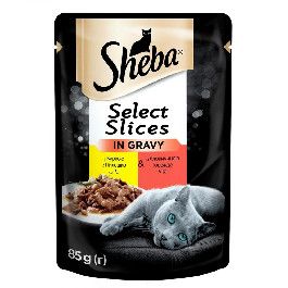 Шеба пауч з куркою і яловичиною в соусі 85г 85 г