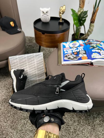 Чоловічі кросівки New Re3ebok Zig Kinetica 2.5 Edge x Spyder Black White (Waterproof) 45 28,5 | Зображення 4