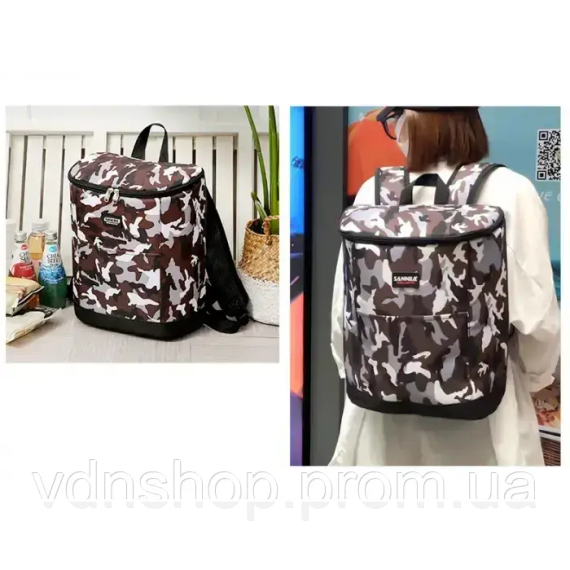 Термосумка рюкзак холодильник GP 4335 28 літрів 28*15*33 см | Зображення 1