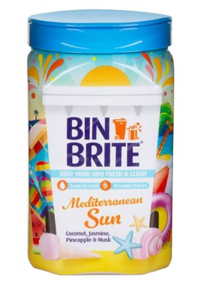 Нейтралізатор запаху для сміттєвого бака Bin Brite Bin Odour Neutraliser Mediterranean Sun 500 г