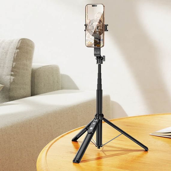 Монопод для селфи Hoco K25 Sherkhan magnetic Black | Зображення 6