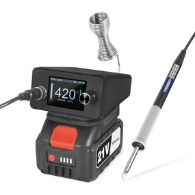 Паяльна безпроводова станція HandsKit T12 OLed під акумулятор Makita 18V, 80-450°C