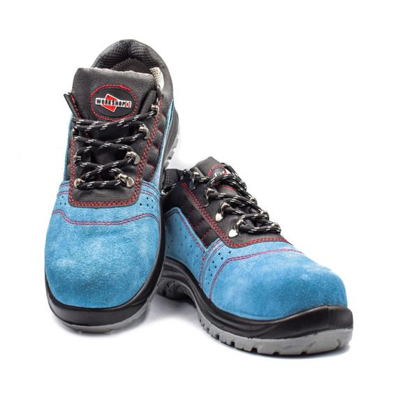 Кросівки захисні Workshop[R], S1P, комп.носок, мет.пластина, сині, пара, р.39 | Зображення 2