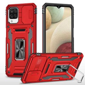 Ударостійкий чохол Camshield Army Ring для Samsung Galaxy M53 5G Силікон, Червоний / Red