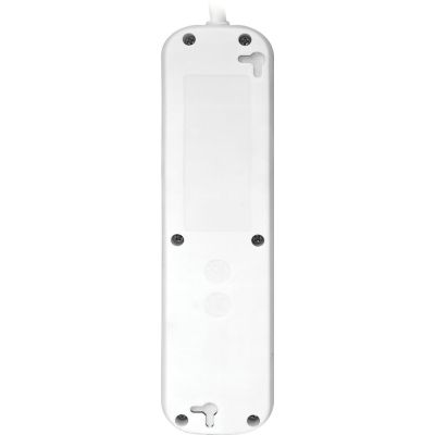 Мережевий подовжувач Defender S430 3.0 m 4 роз switch white (99238) | Зображення 2