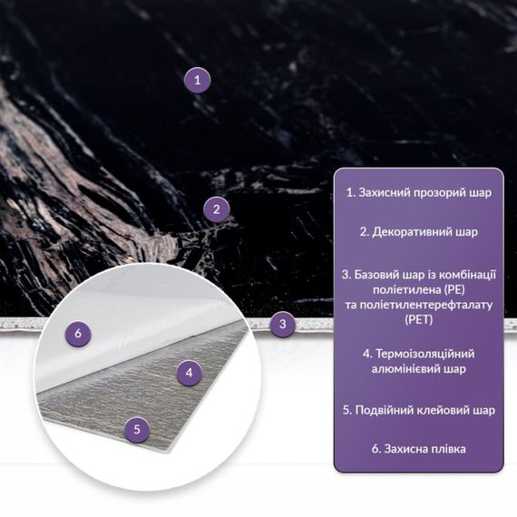 Самоклеюча стінова PET плитка 600*300*2mm (D) SW-00002312 | Зображення 1