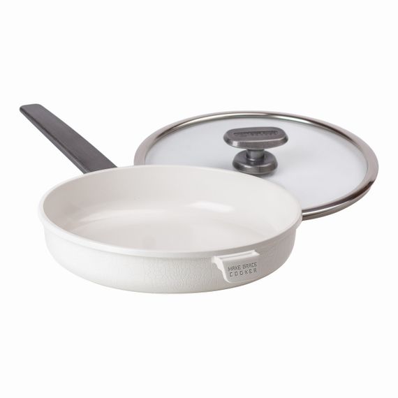 Алюминиевая сковорода 2,7 л с керамическим антипригарным покрытием Ø 26 см белая MGC HP-4-458W | Зображення 3