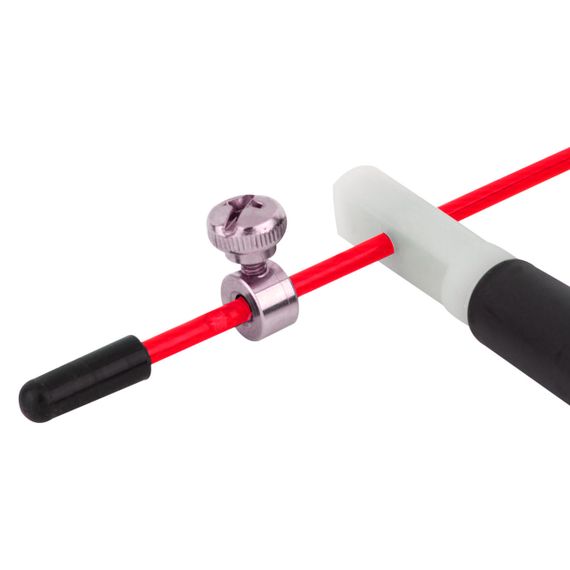 Скакалка швидкісна PowerPlay 4202 Ultra Speed Rope Червона (2,9m.) | Зображення 5