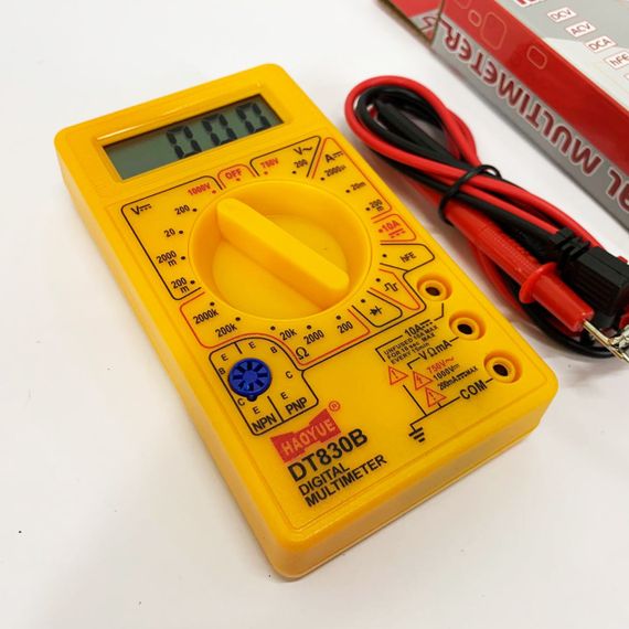 Мультиметр HAOYUE DT830B yellow | Зображення 1