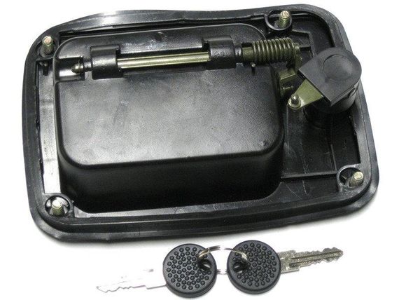 Iveco Eurocargo (91-06) наружная передняя ручка с ключами левая, Ивеко Евротех Еврокарго | Зображення 1