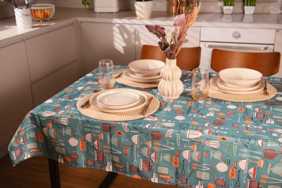 Скатертина Ardesto Cookery 120х140см, 90% поліестер, 10% бавовна (ART07CK) | Зображення 2