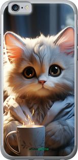 Чохол на iPhone 6s Білий кіт "5646t-90-2448"