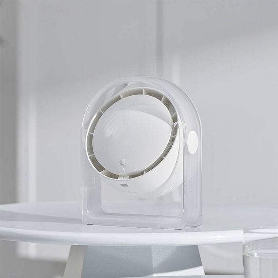 Портативний вентилятор WIWU WI-FS07 Snow desktop fan White | Зображення 6