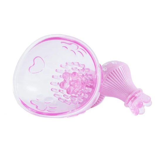 Вібратор у вигляді чаш для сосків BeYourLover з ротацією, рожевий Sex Aura | Зображення 3