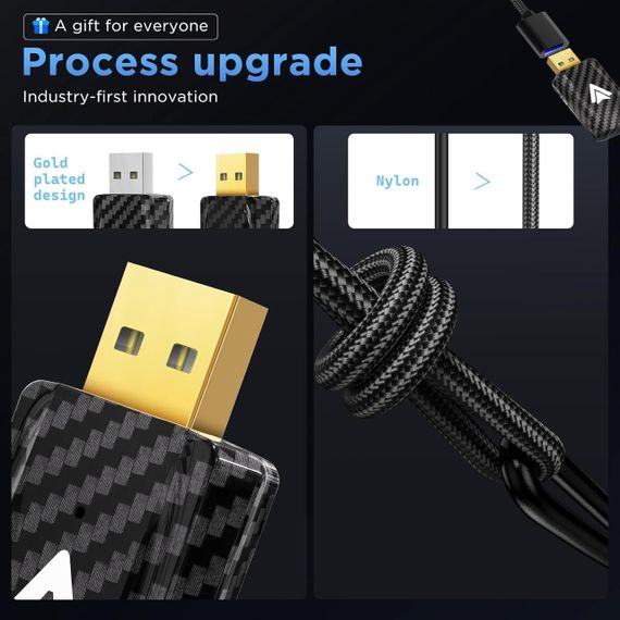 Бездротовий адаптер Android Auto для авто з 2017 року, перехідник з дротового Android Auto USB-A, USB-C, донгл для перетворення | Зображення 5