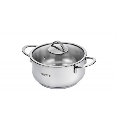 Кастрюля Ardesto Black Mars с крышккой 1,8 л (AR0718S)