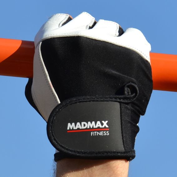 Рукавички для фітнесу MadMax MFG-444 Fitness White XL | Зображення 8