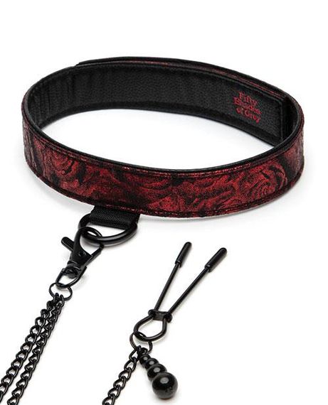 Ошейник с зажимами на соски Sweet Anticipation Fifty Shades of Grey Collar Nipp sexstyle | Зображення 2