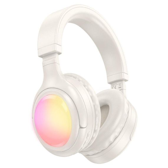 Беспроводные наушники HOCO W48 Focus BT headphones Milky white | Зображення 1