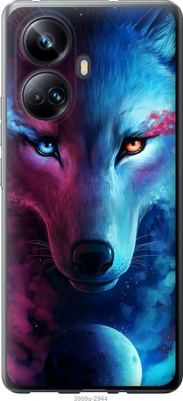 Чехол на Realme 10 Pro Plus Арт-волк "3999u-2944-17620"