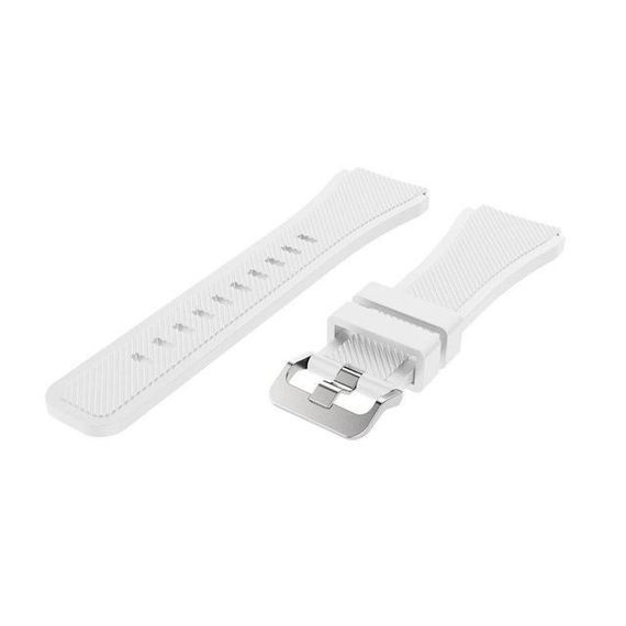 Силіконовий ремінець Primo для годинника Xiaomi Huami Amazfit SportWatch 2 / Amazfit Stratos - White | Зображення 3
