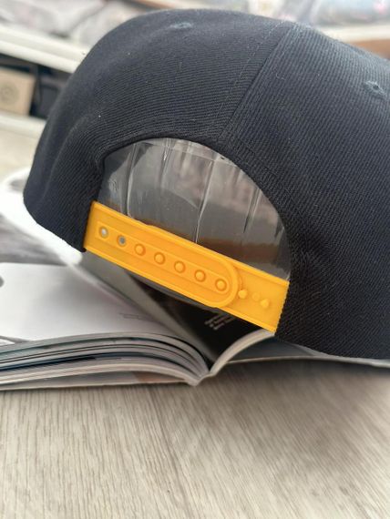 Кепка снепбек (Snapback)  Пончик  The mun chies Чорний з блакитним  56-61р (9052) | Зображення 5