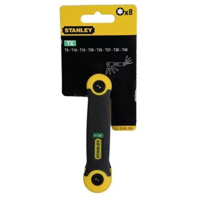 Ключ Stanley TORX, складной, 8 шт: 9-10-15-20-2 (2-69-266) - Топ Продаж! | Зображення 1