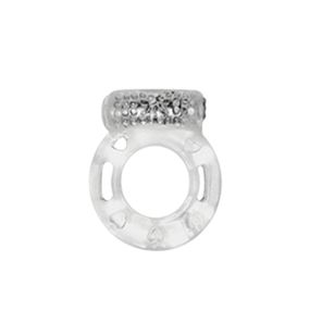 Кільце ерекційне Medica-Group Vibration Ring з вібрацією, прозорий Sex Aura