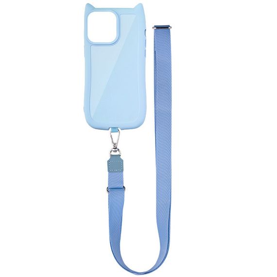 Чохол TPU GETMAN Cat with straps для Apple iPhone 14 Pro Max (6.7") Blue