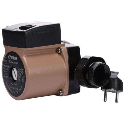 Циркуляционный насос Optima OP25-40-130, G 1 1/4", 10 бар, 130мм, 71Вт, 230В (8365) | Зображення 1
