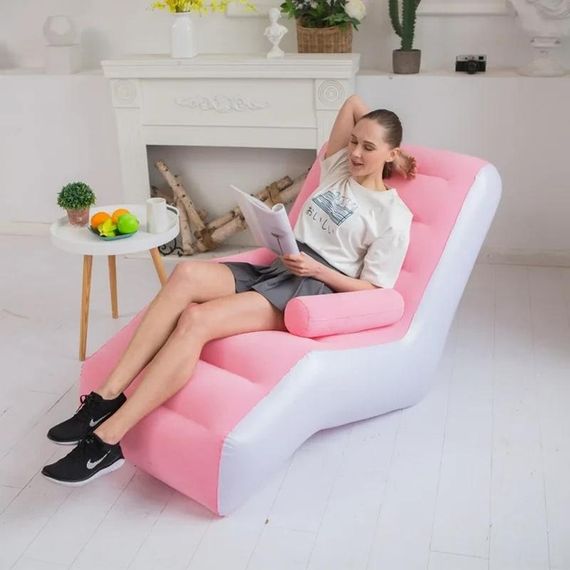 Надувний диван-крісло з підлокітниками XPRO Inflatable Coob 140х85х80 см (45781-_600) | Зображення 8