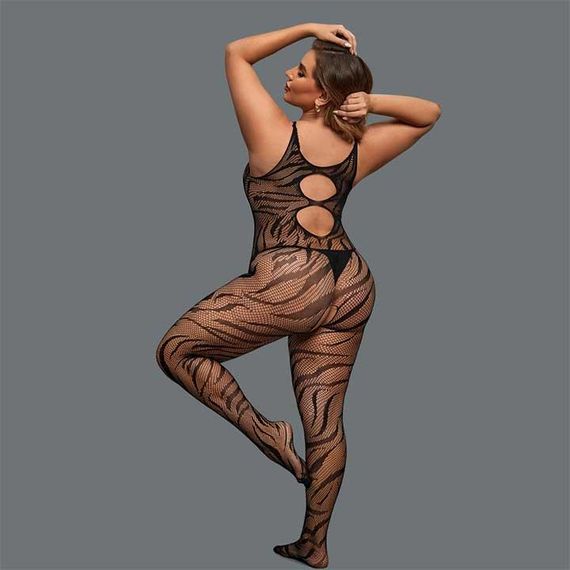 Соблазнительный бодистокинг с открытым доступом L-XXL – Эротическое бельё | Зображення 2