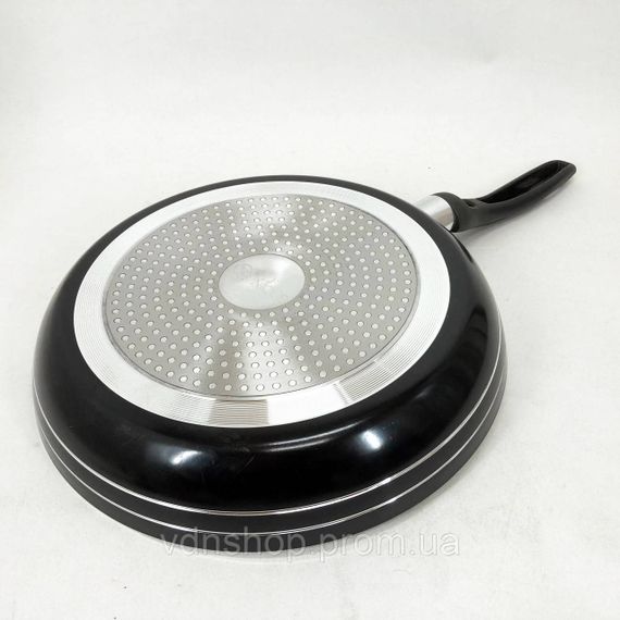 Легкая сковорода для домашней кухни UNIQUE UN-5156 28 см, Сковорода с алюминиевым корпусом KF-75 | Зображення 2