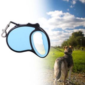 Поводок автоматический выдвижной для собак AND LY-727 3м Голубой