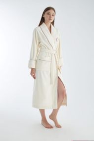 Женский халат Nusa 4165 3XL, Кремовый