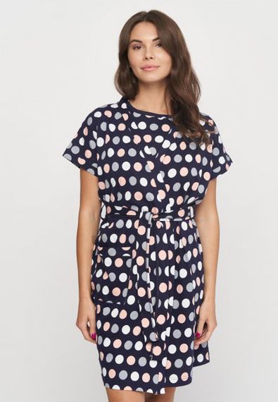Халат жіночий на запах з коротким рукавом, XL | Зображення 3