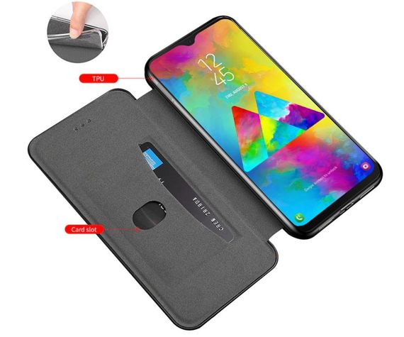 Чохол-книжка Primolux Besus для Samsung Galaxy M20 (SM-M205) - Black | Зображення 2