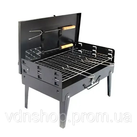 Складаний мангал для барбекю Supretto чемодан переносний компактний CA-07