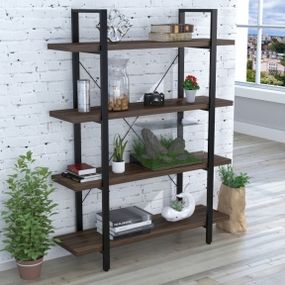 Стеллаж Loft Design Сингл 4-1200 орех