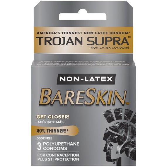 Упаковка презервативів 3шт Trojan Supra BareSkin