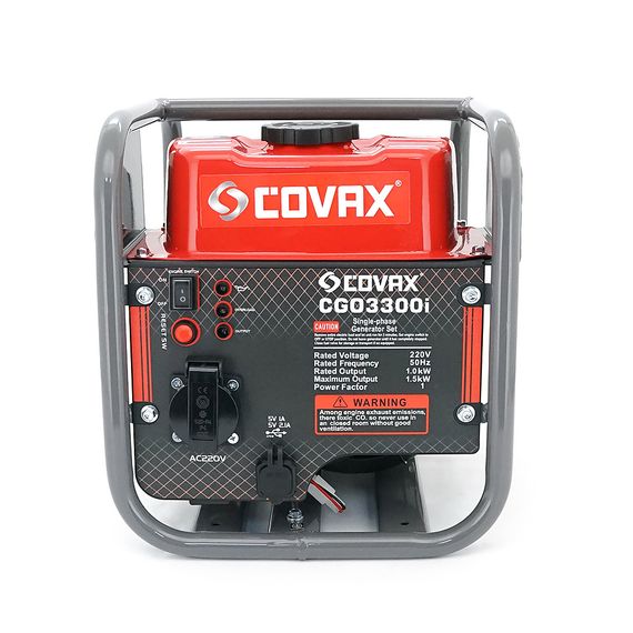 Генератор інверторний бензин COVAX CGO3300i, 1.5kW, однофазний 220V, 50Hz | Зображення 2