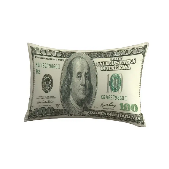 Подушка 100 доларів 3D, м'яка комфортна та якісна подушка Долар 3D | Зображення 3
