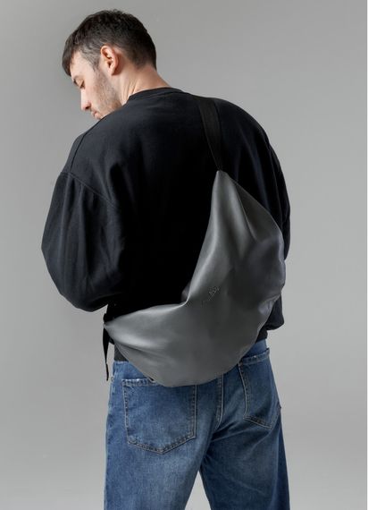 Сумка чоловіча Sambag HOBO BAG-GLOVE Графіт 30 х 13 х 8 см (53400009m) | Зображення 5