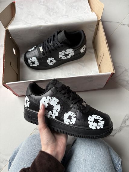 Кроссовки  Air Force x Denim Tears CUSTOM / аир форсе  весна / лето / осень 0156 | Зображення 3