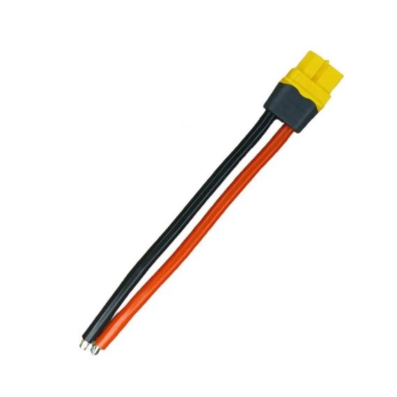 Силовой разъем штекер комплект XT60H мама с силиконовыми проводами 12AWG 20см | Зображення 1
